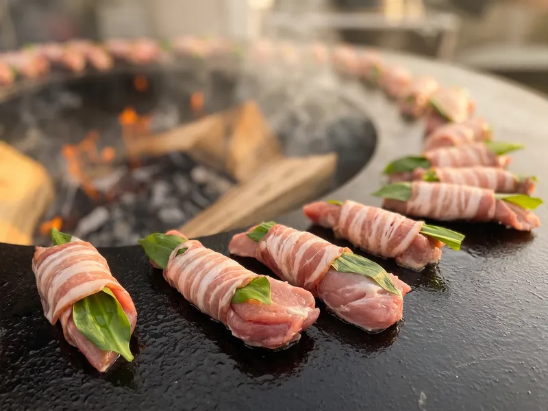 BBQ Medallions vom Grill für Catering