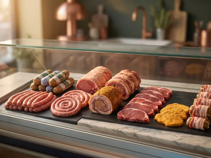 Frisches Fleisch aus eigener Schlachtung