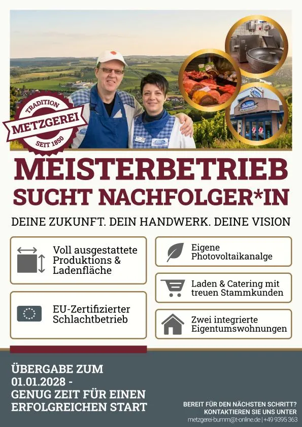 Metzgerei Bumm - Nachfolge gesucht